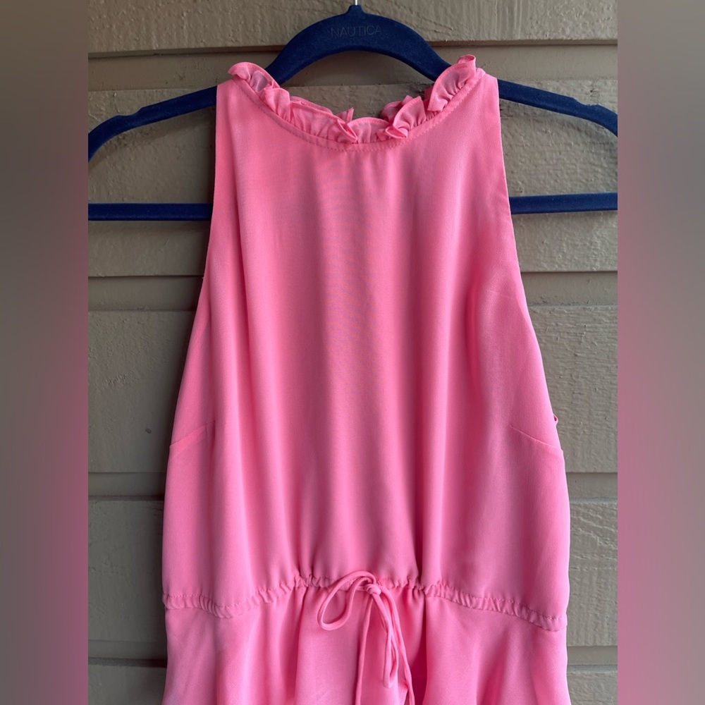 Sam Edelman Sleeveless Solid Halter Hankerchief D… - image 6